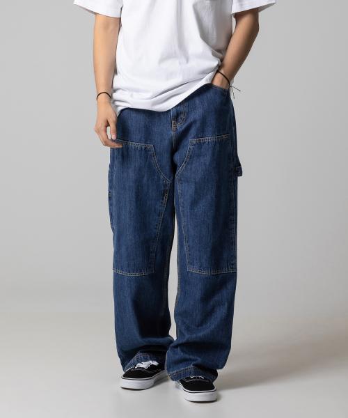 디키즈(DICKIES)  더블니 카펜터 데님 팬츠 Vintage Blue - 사이즈 & 후기 | 무신사