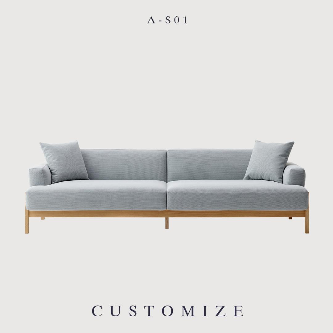 [customize] 가리모쿠 케이스_A-S01 소파 (W1800 / W2100 / W2400)