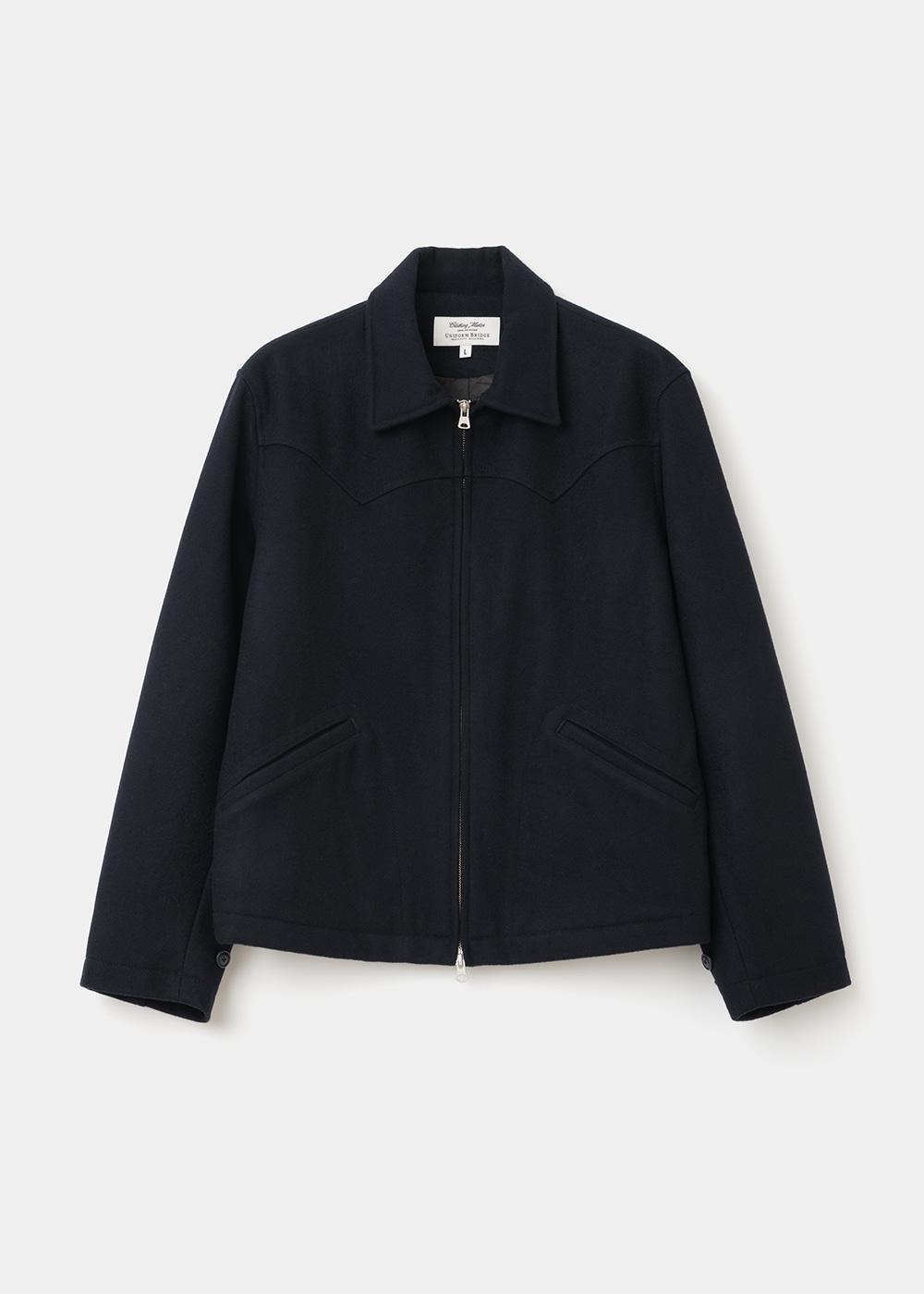 wool drizzler jacket navy