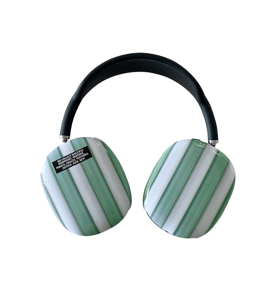 (cylinder)  green. black -  Airpods Max (에어팟 맥스 유광 하드 케이스)