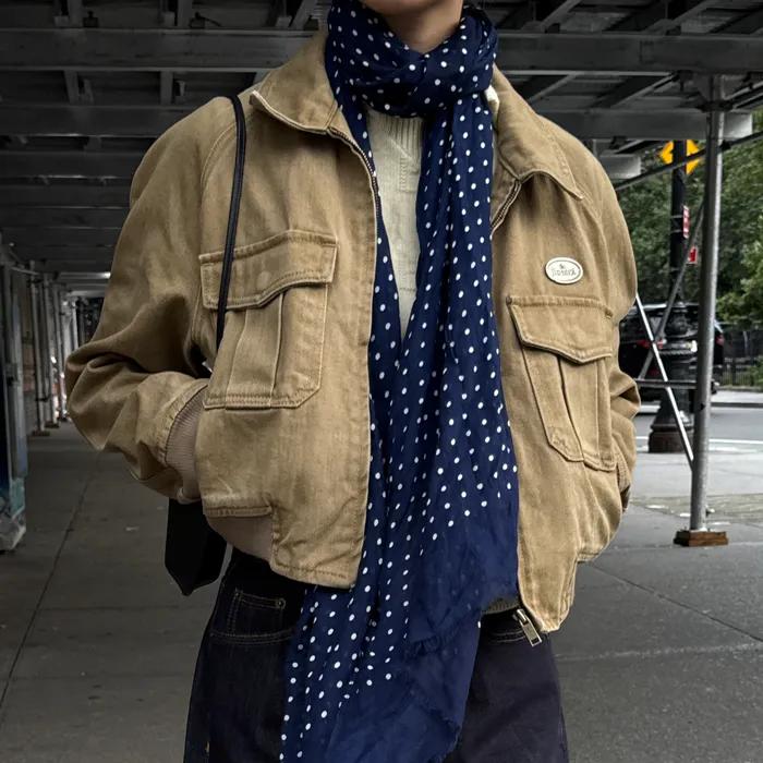 Tessie Cotton Blouson_Camel