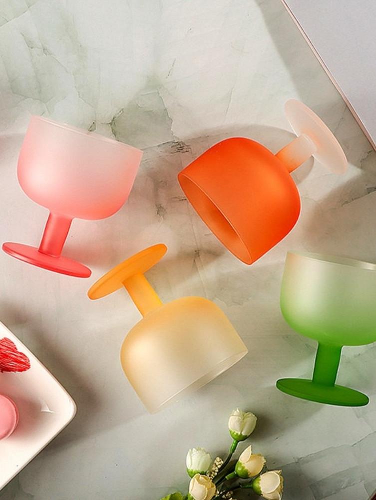 [하이프로젝트] 컬러 디저트컵 와인잔 아이스크림컵 고블렛잔 칵테일잔