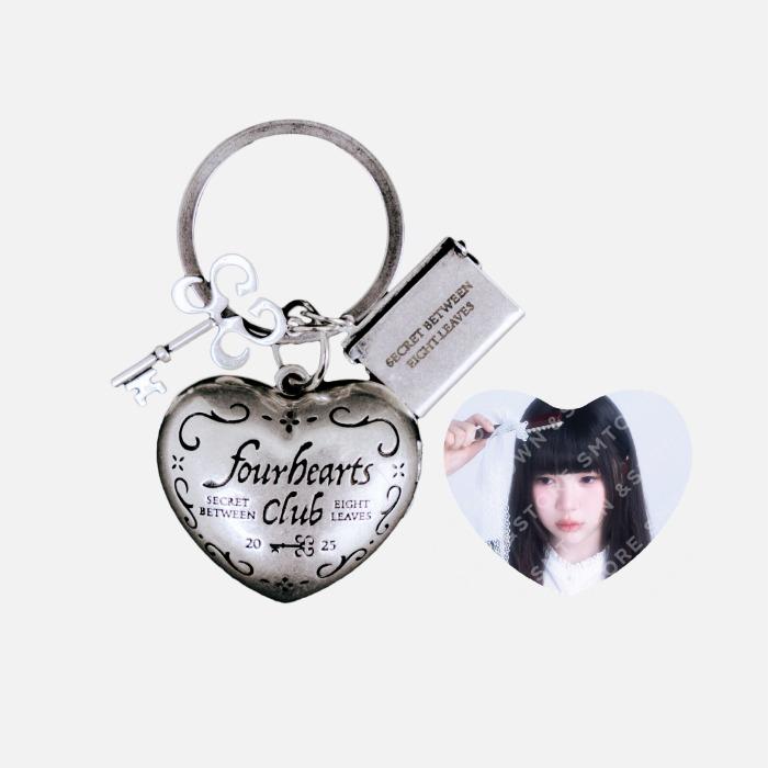 Hearts2Hearts Four Hearts Club - HEART PENDANT KEY RING SET