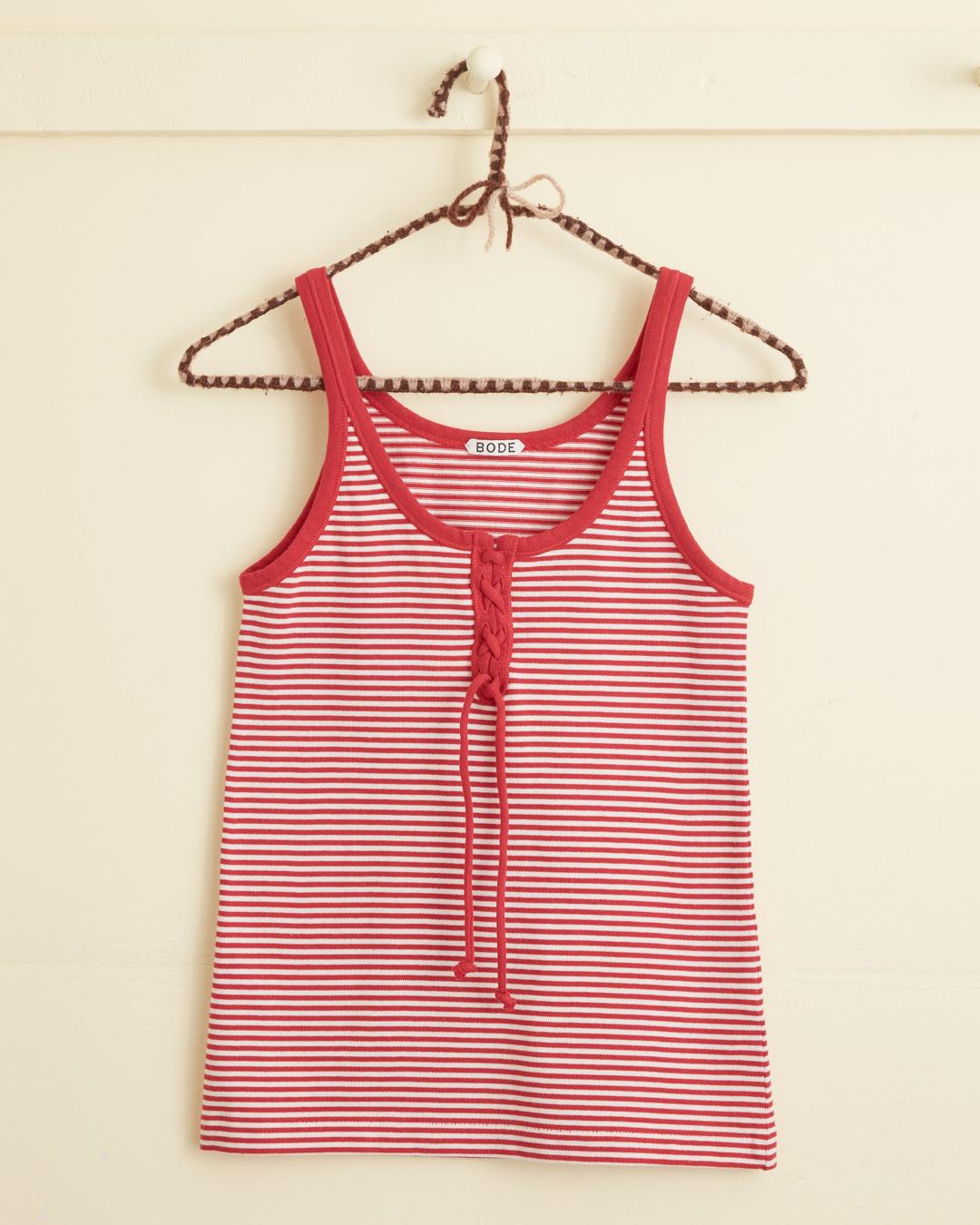 Revere Stripe Tank - L / Red