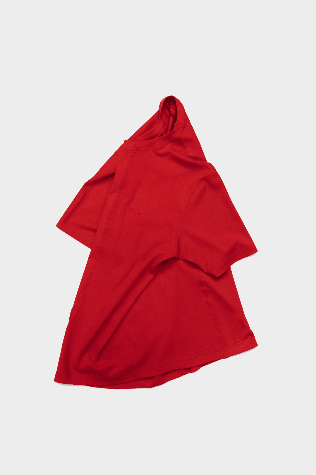 Split Line Tee Shirts _ Red