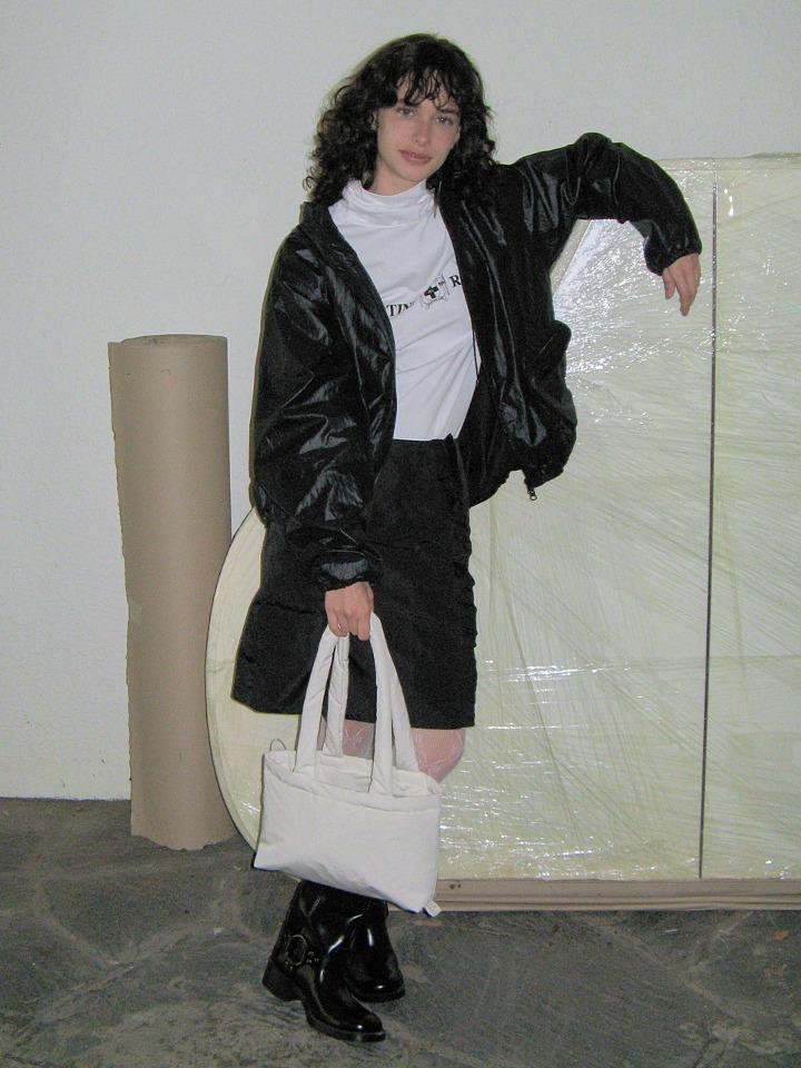 PADDED BAG [S] CREAM