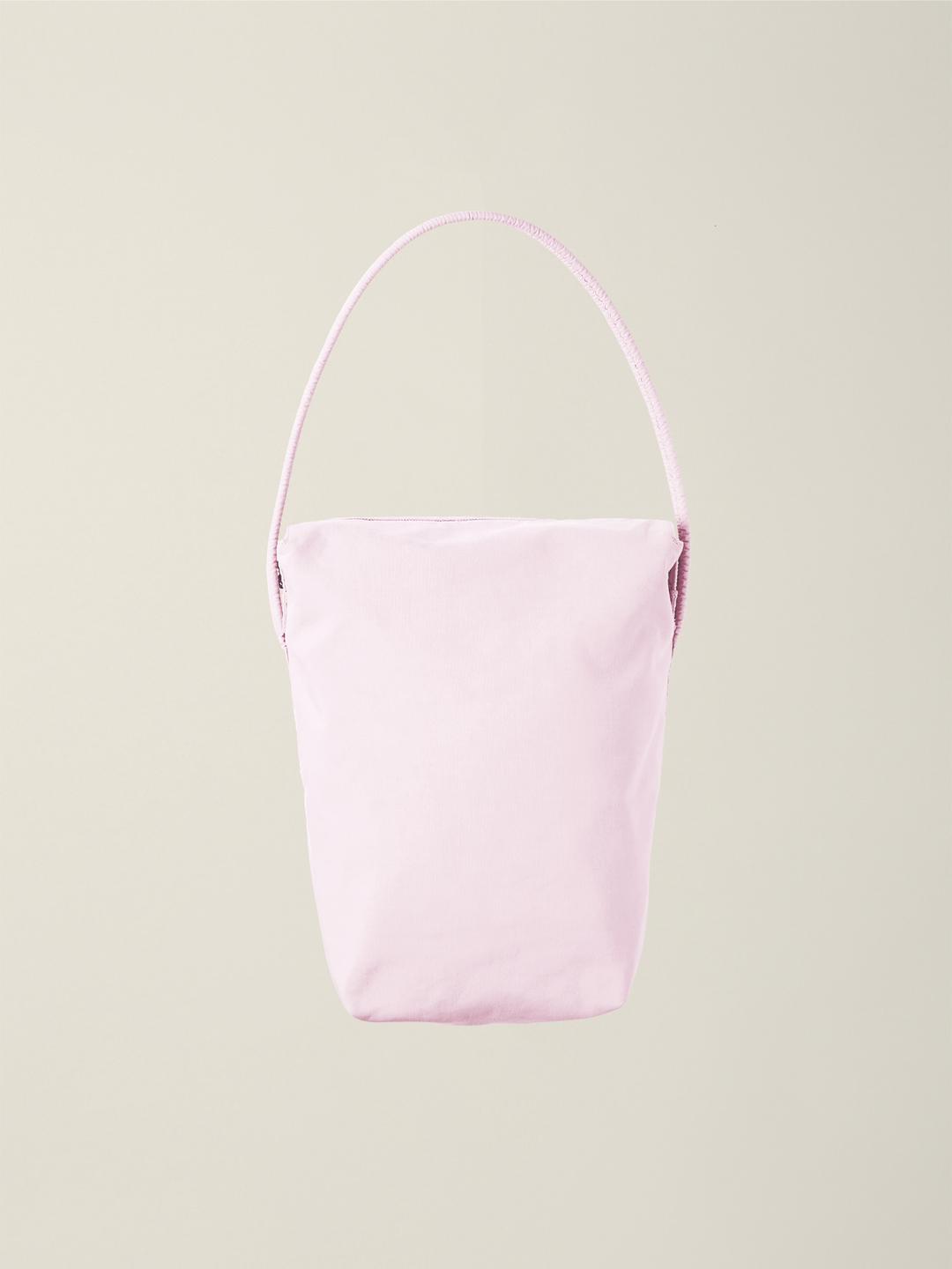 GARMENT DYED SHOULDER BAG SHELL PINK