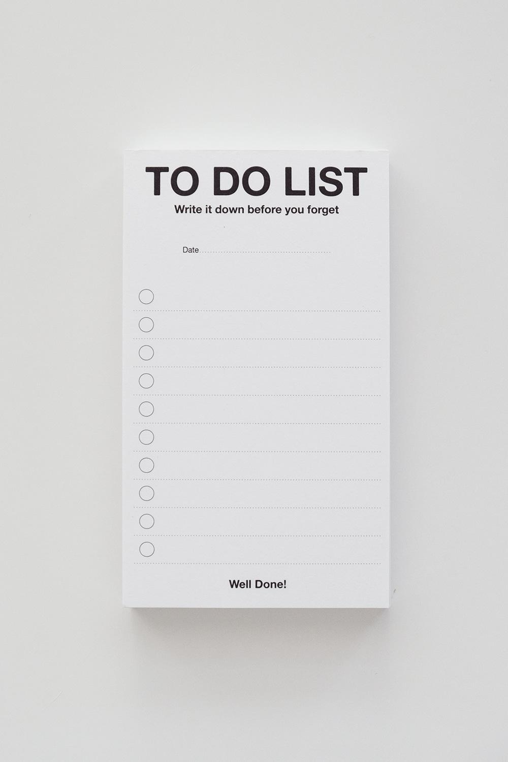 TO DO LIST