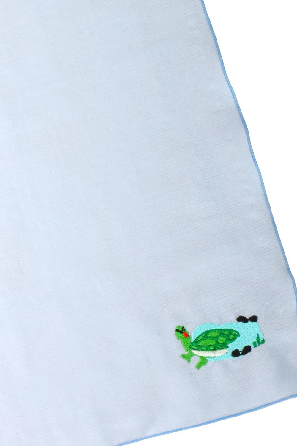 십장생 거북이 손수건