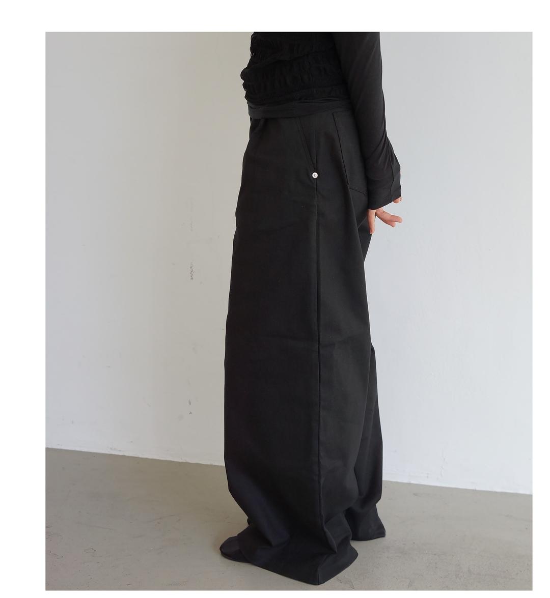 1TUCK WIDE PANTS