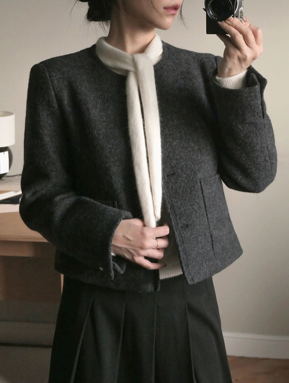 Este scarf Knitwear<font style="font-size:0px