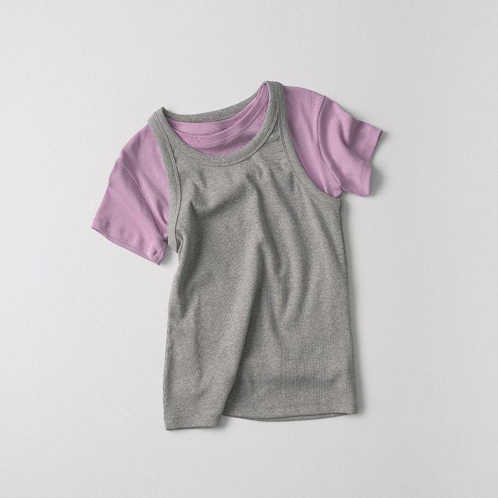 Benny sleeveless_Melange grey