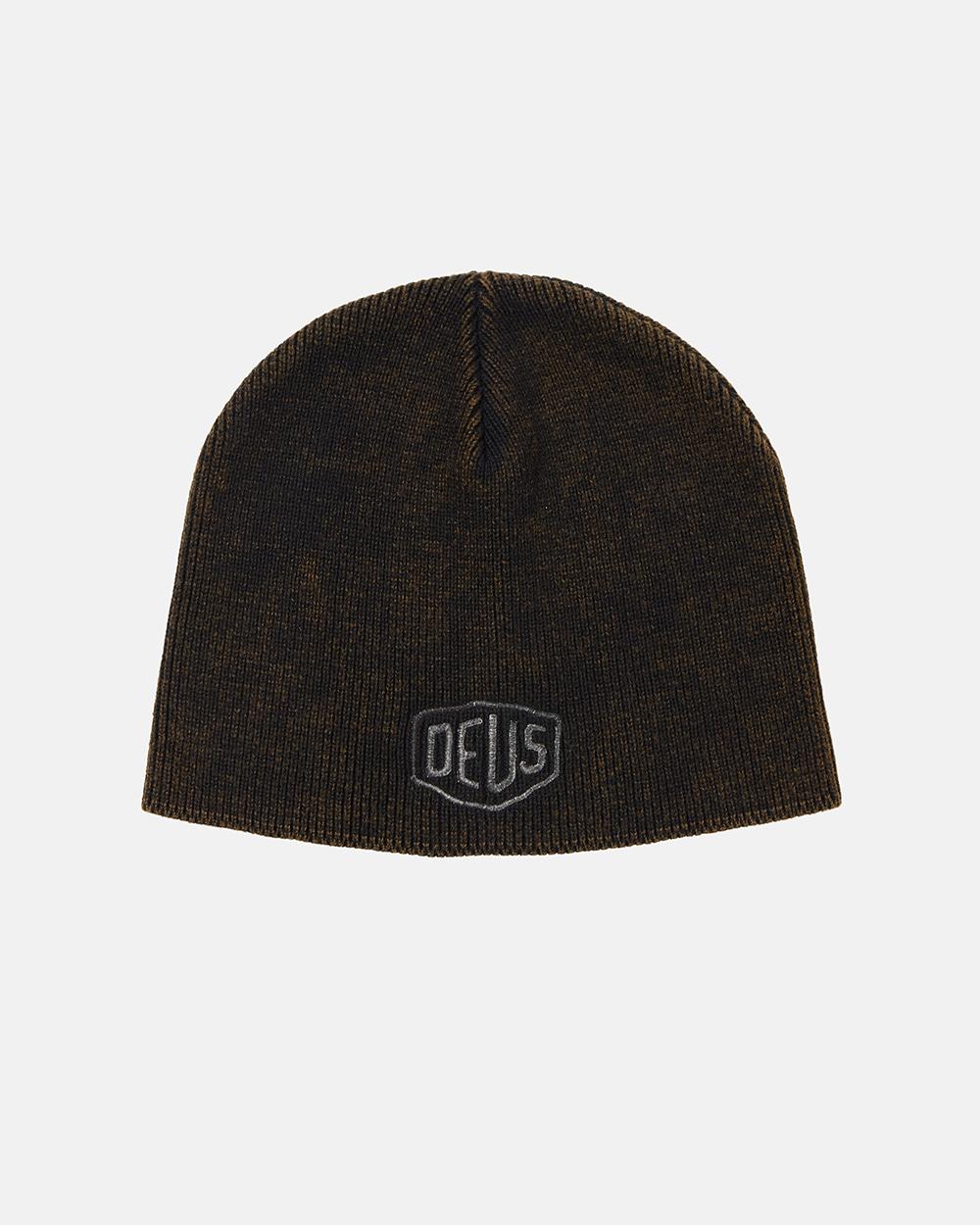 Dyed Shield Beanie_Black
