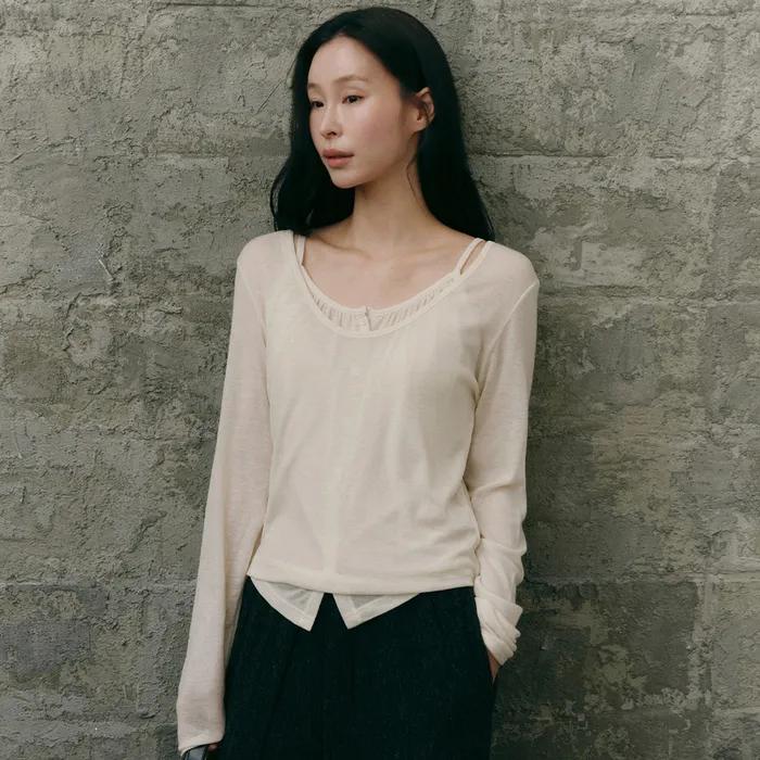 [New Color] BUTTON CAMI & TOP (5color)