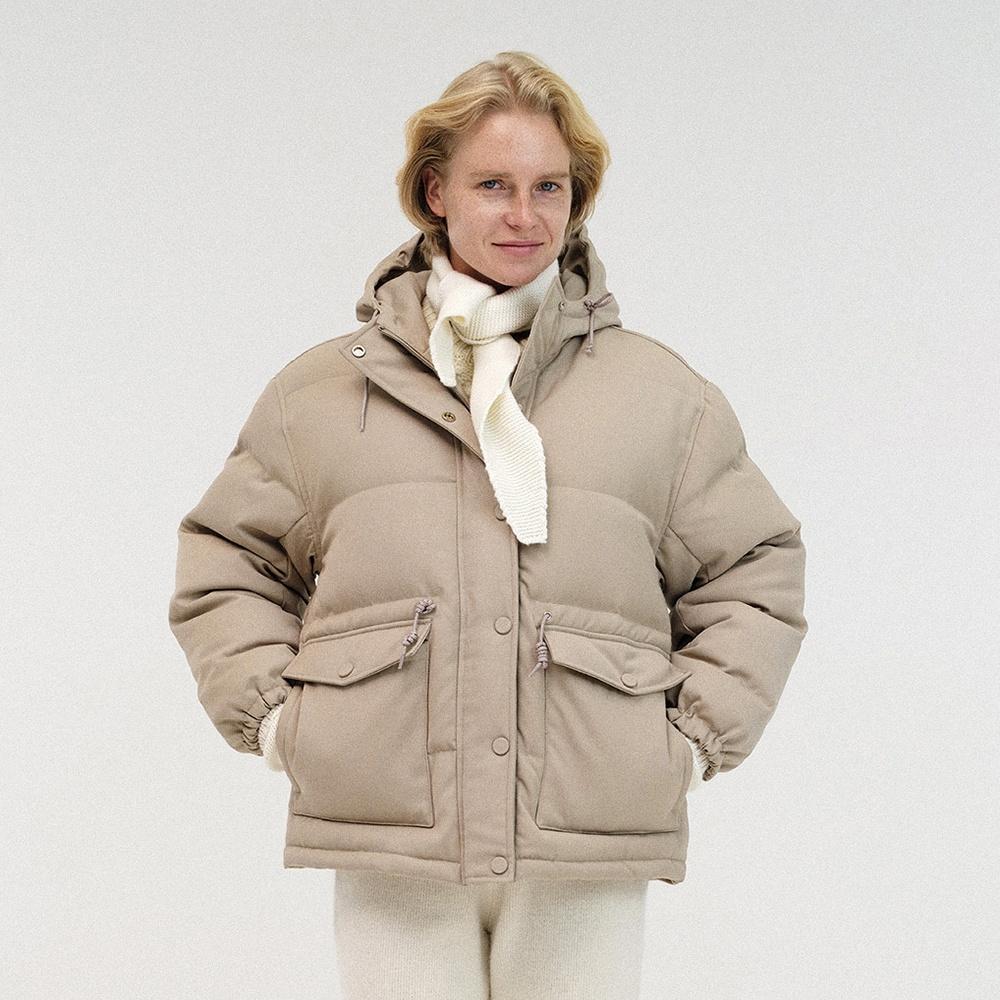 Pred puffer parka (Beige)
