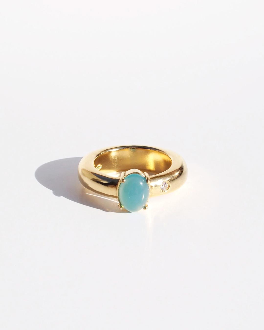 POT RING _ BLUE JADE