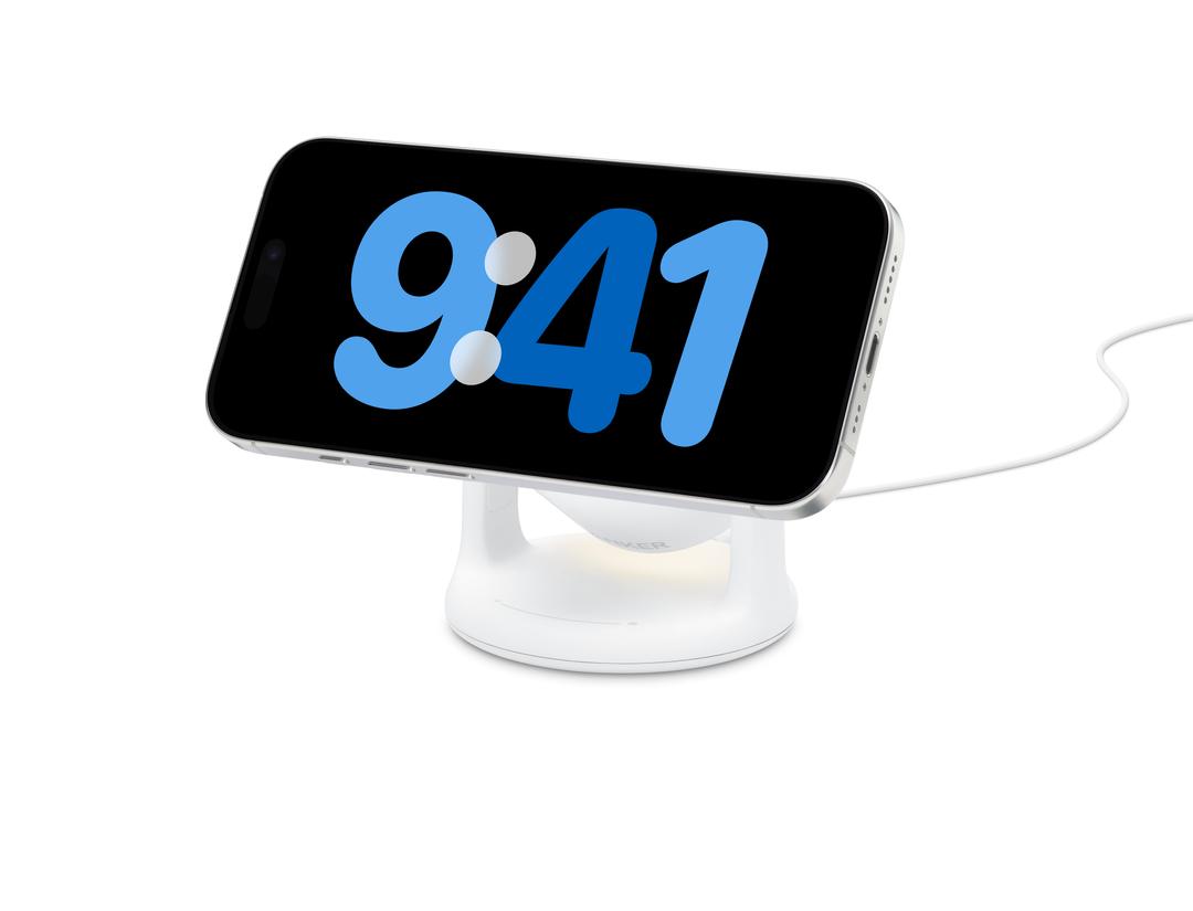 Anker MagGo Wireless Charger (Stand with Spotlight) - 화이트