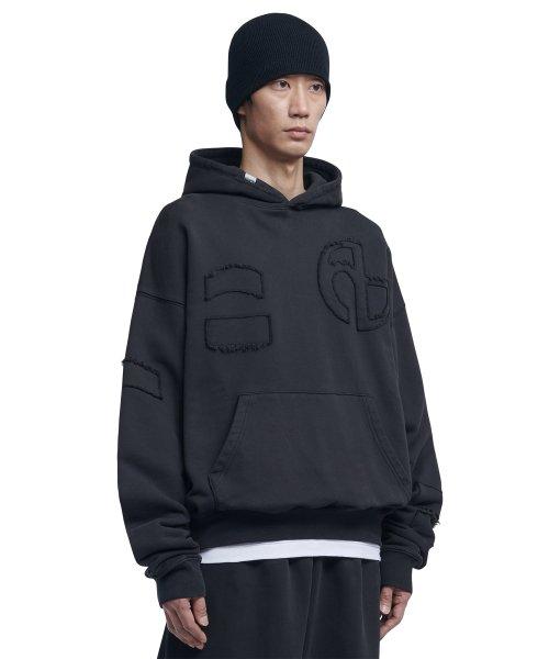 OVERDYED R.P HOODIE - WASHED BLACK