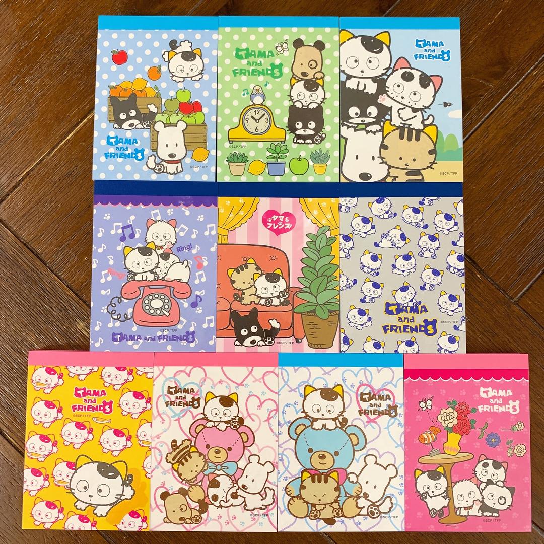 타마와 친구들 미니 메모지/메모패드 떴다 방울이 타마 프렌즈