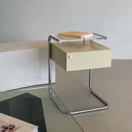 에이피알론드 VOO bed side table - cream yellow