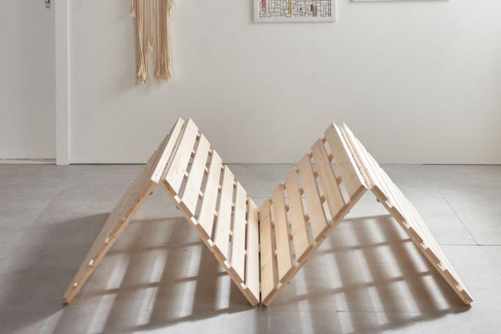 4단 접이식 원목 매트리스깔판 6size