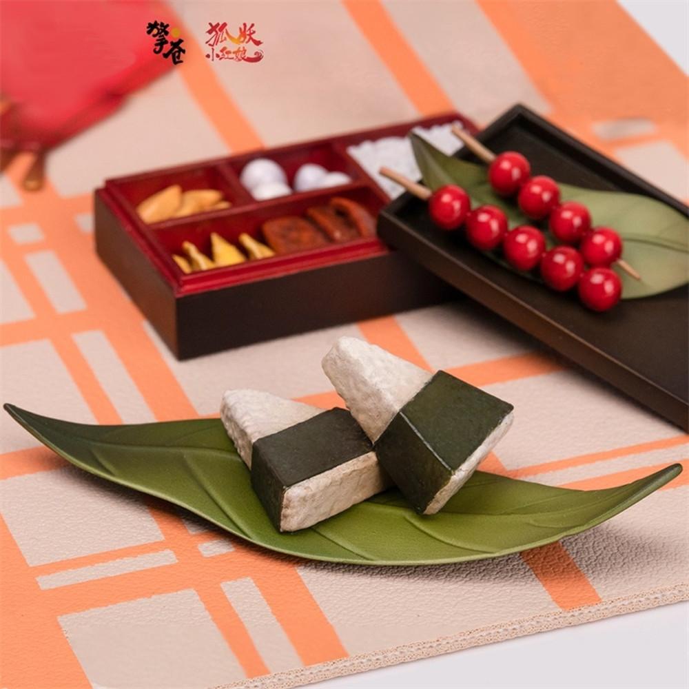 진정령 넨도로이드 마도조사 굿즈 리멘트 미니어처 주먹밥 세트 가챠 디오라마 소품