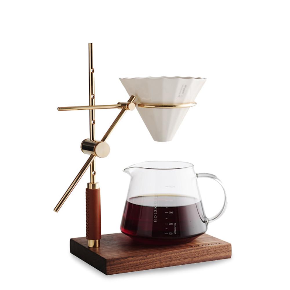 홀츠클로츠 커피드립스탠드 골드 핸드드립세트 커피추출기 1~2인용