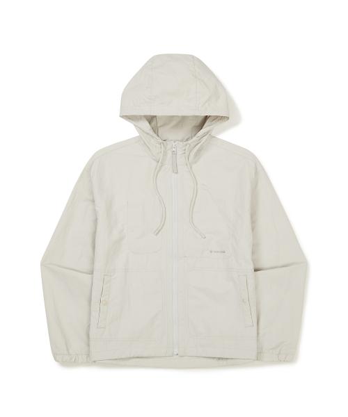 S23MWLWB52 타슬란 우먼스 세미크롭 바람막이 Light Beige