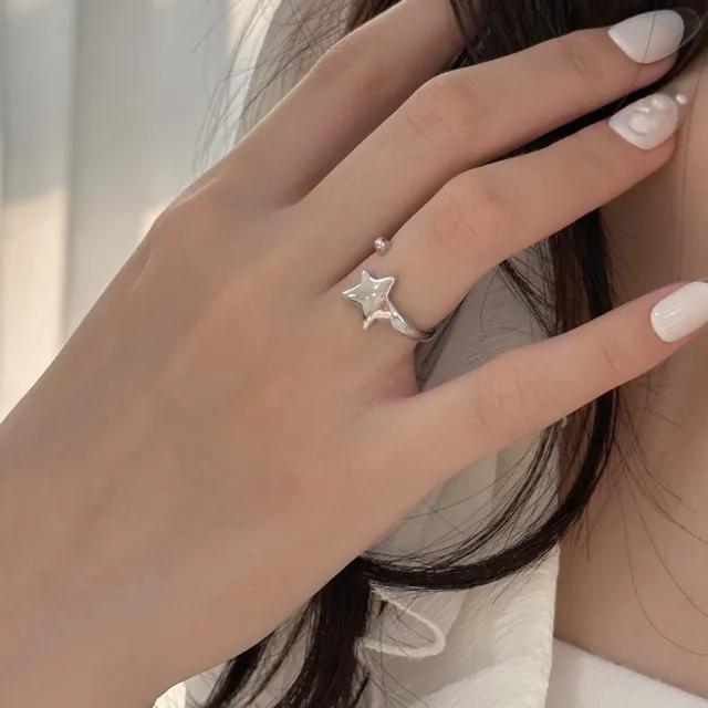 Rising star ring  오픈링/ 별반지 / y2k