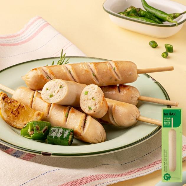 아임닭 맛있는 닭가슴살 청양고추 소시지꼬치 12/24/36/48팩