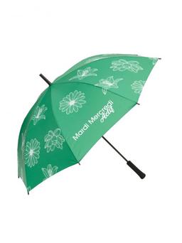 ALL OVER FLOWER PRINTED UMBRELLA_GREEN IVORY