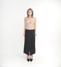 Ruffles & Dots Sleeveless Corset
