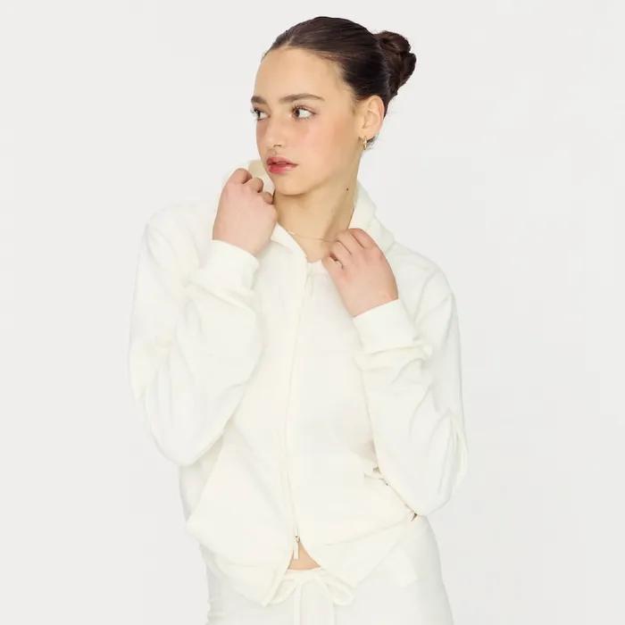 LAZY SUNDAY TERRY ZIP UP_4 Colors