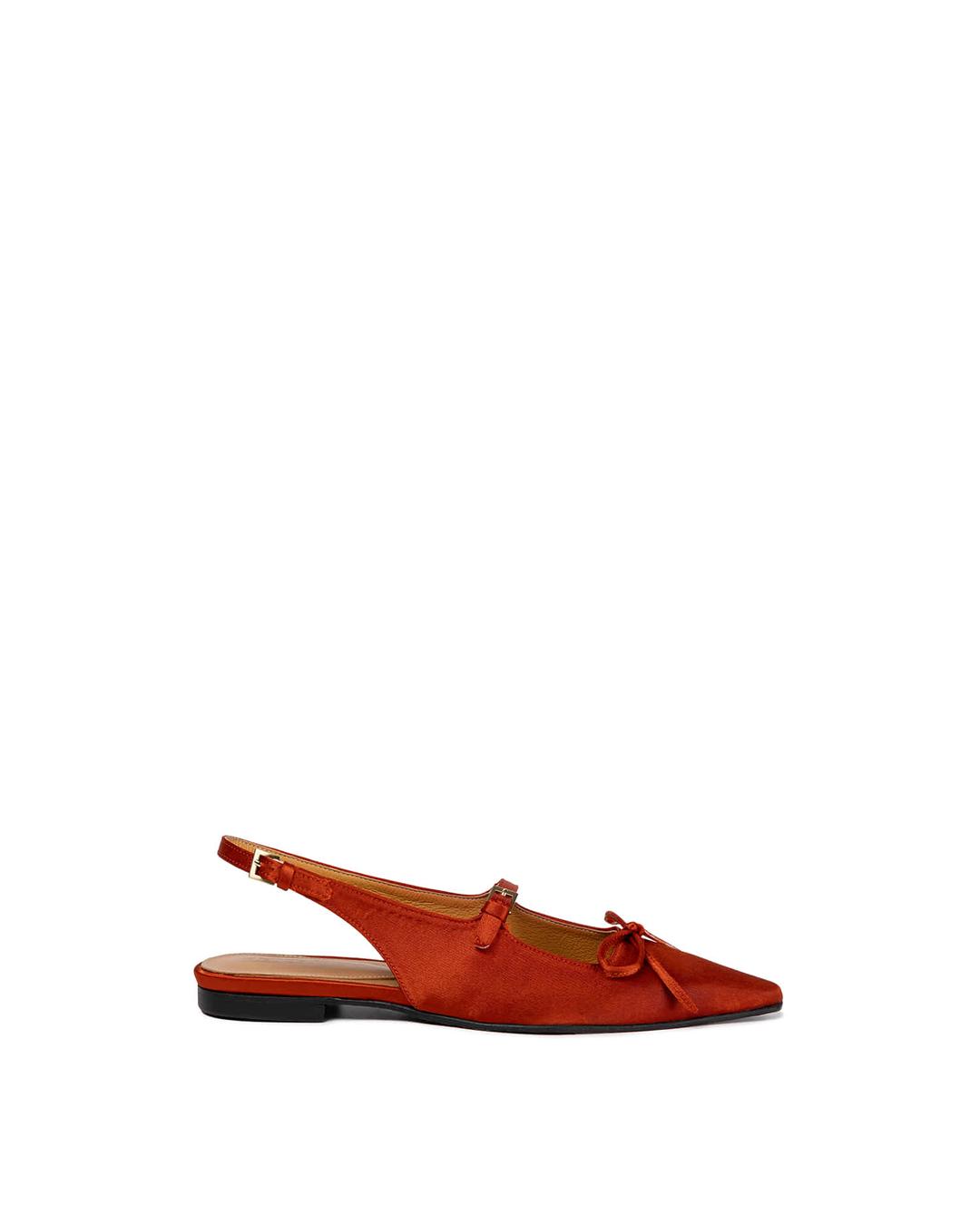 NABI FLAT SLINGBACK_ORANGE
