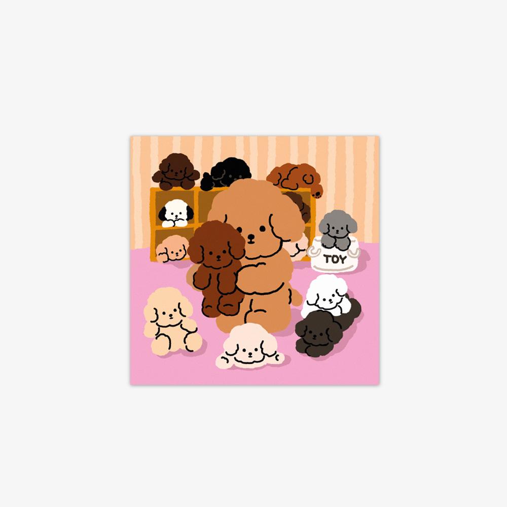 애착인형 푸드리 미니엽서