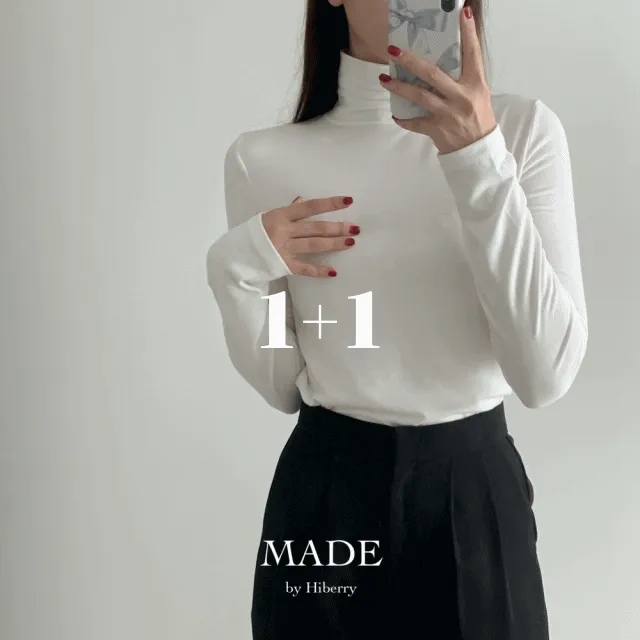 [⛄️made/🏅2천장판매/사이즈선택/1+1할인] 기모 폴라티 빅사이즈 77까지 -2col