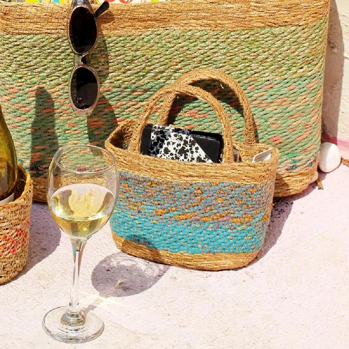 올가 사리 스퀘어 바스켓백