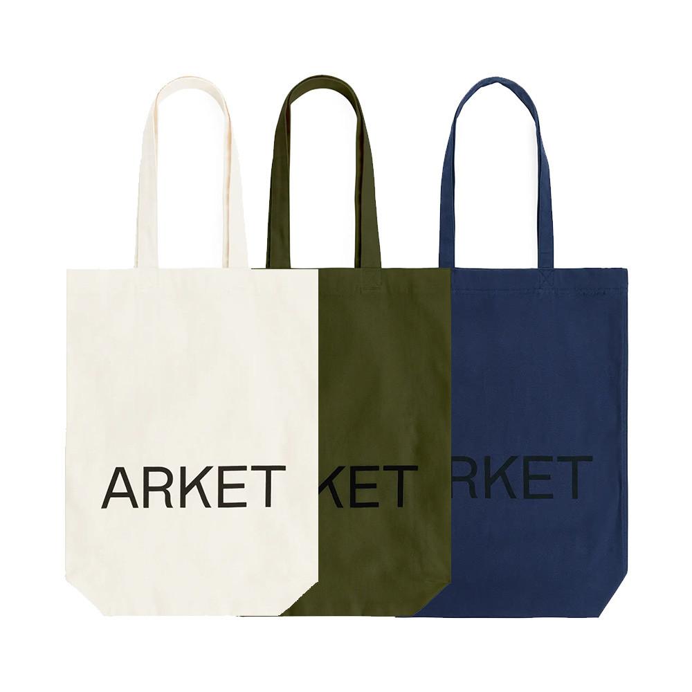 [국내배송] Arket 아르켓 에코백 토트백 Off White, Khaki Green, Blue