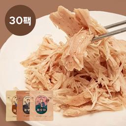 채우닭 실온 보관 닭가슴살 100g 3종 - 30팩