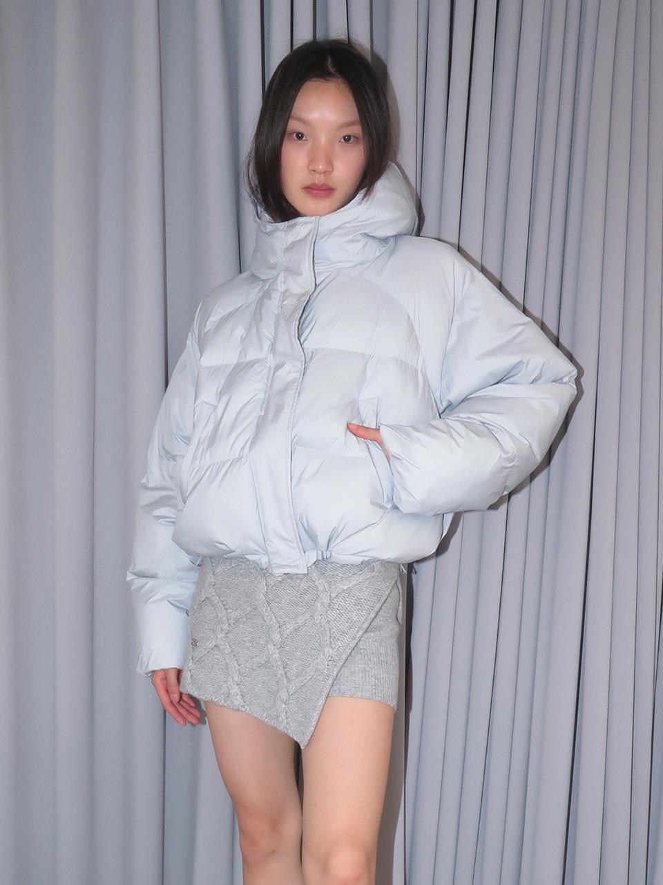 [10/15 출고] Arc Puffer Jacket Silver Blue