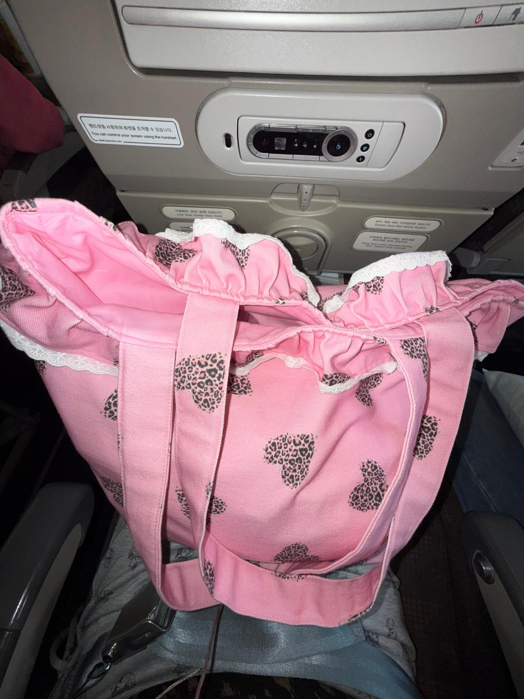 frill leopard bag (2 types)