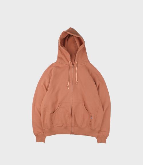 sweat hoodie zipup salmon