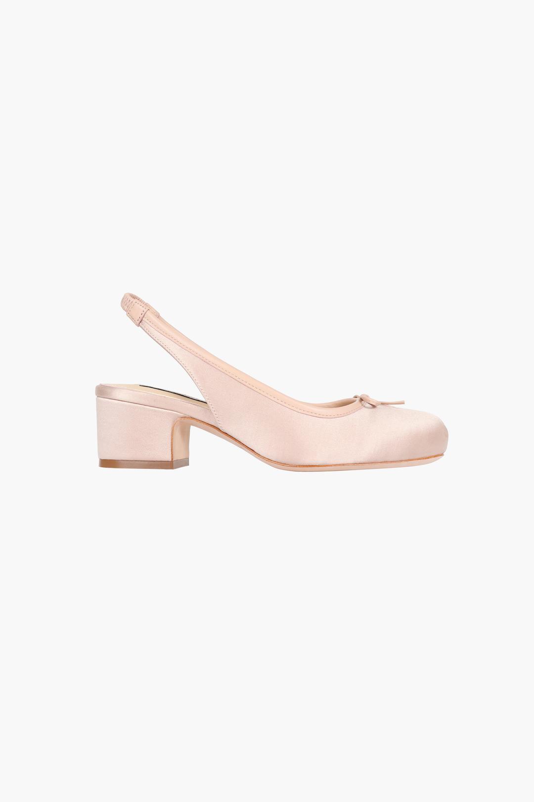 SLINGBACK 45 IN BALLET SATIN - BALLET / 35