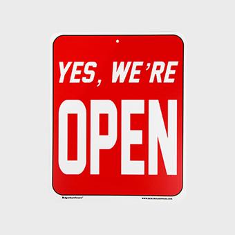 BH original sign_open & close