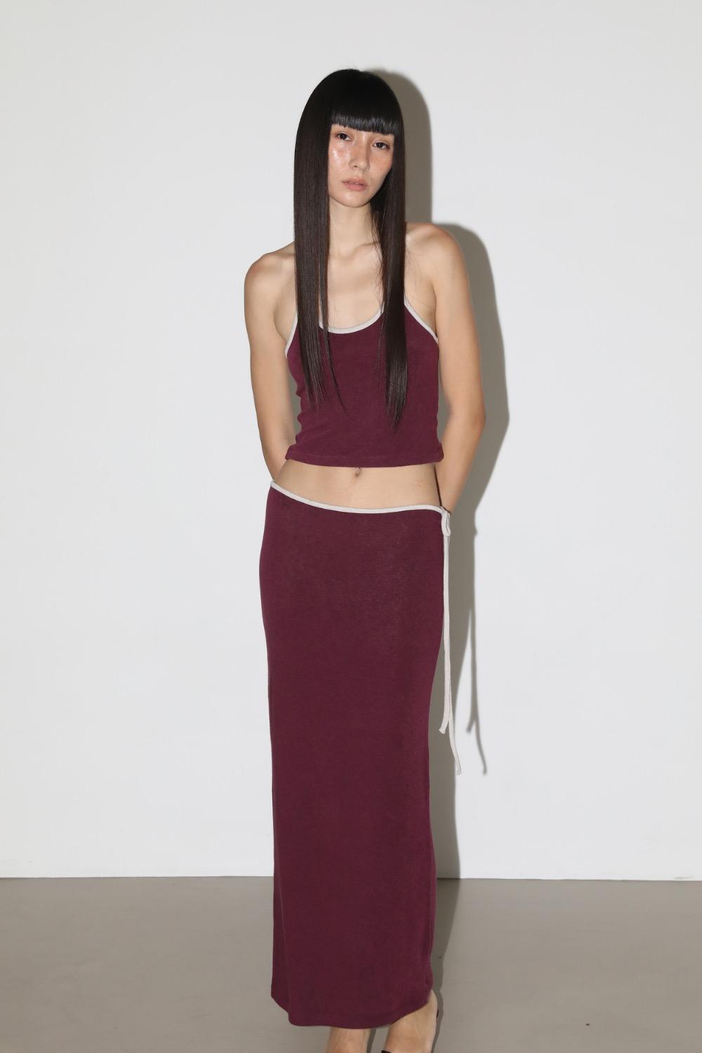Havana long skirt (purple)