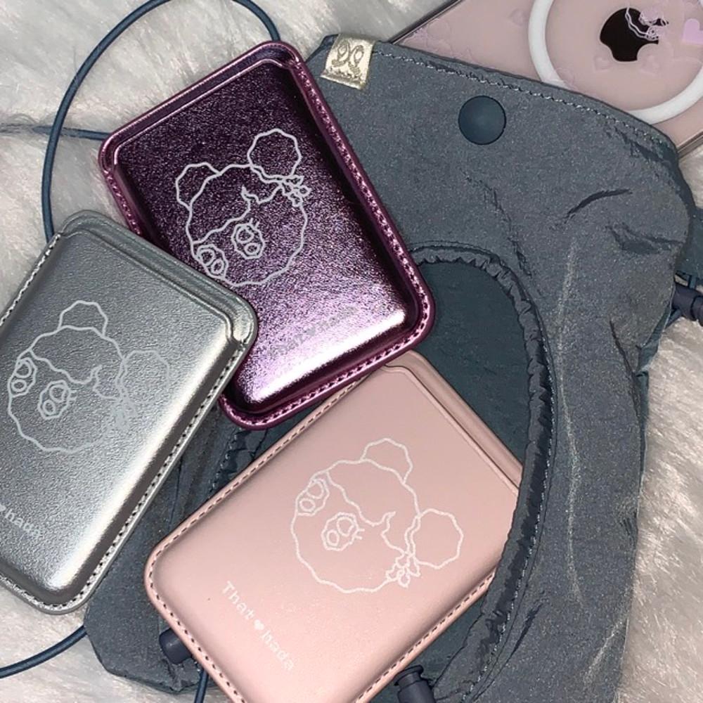 눈빛 보내기 가죽포켓 ⎪ 맥세이프 카드지갑 : That.hada:댓하다