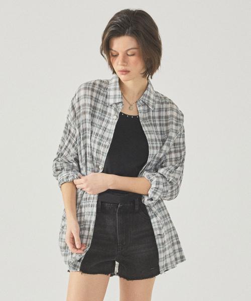 Steve Flannel Check Shirts / WHYAF2453U