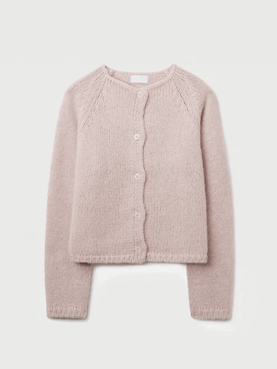 리브 울 니트 가디건 (2 color)