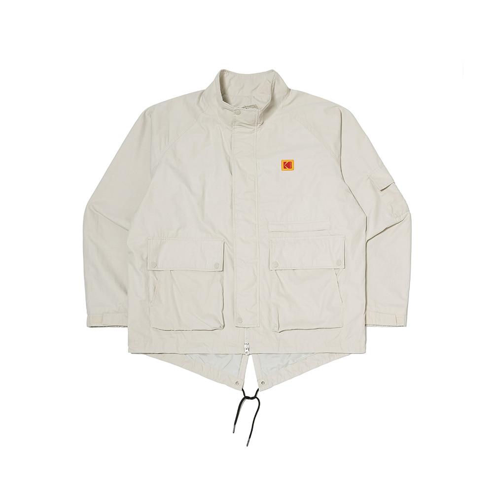 피쉬테일 스텐넥 자켓 IVORY