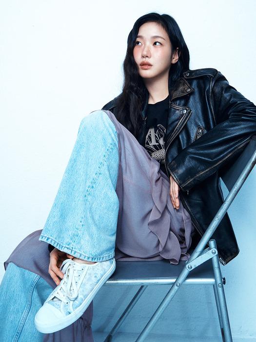 FLEUR ECLORE SNEAKERS_BEIGE BLUE